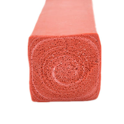 Customer Rectangular 50m 2mm Thickness Silicone Foam Strips