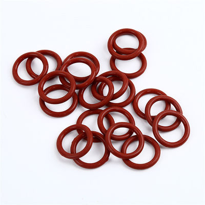 Silicone Gasket Ring SGS Fire Retardant 70 Durometer Silicone Rubber O Rings Grease