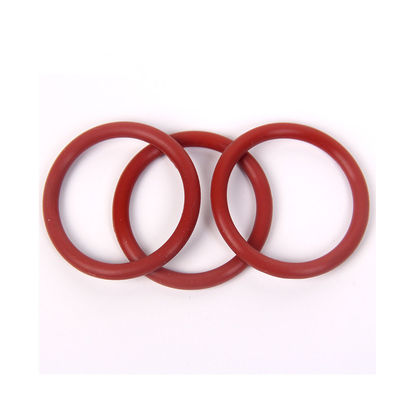 Silicone Gasket Ring SGS Fire Retardant 70 Durometer Silicone Rubber O Rings Grease