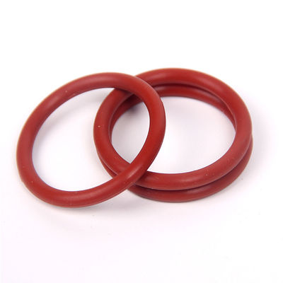 Silicone Gasket Ring SGS Fire Retardant 70 Durometer Silicone Rubber O Rings Grease